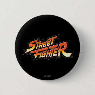 Street Fighter Brand Logo Button