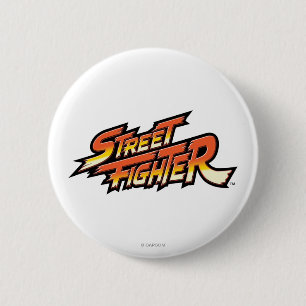 Street Fighter Brand Logo Button