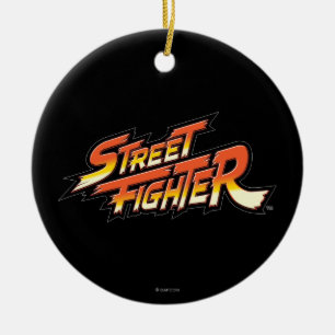 Street Fighter Brand Logo Ceramic Ornament