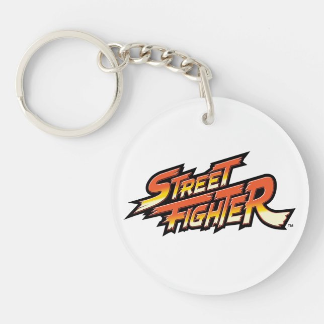Street Fighter Brand Logo Keychain (Front)