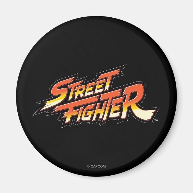 Street Fighter Brand Logo Magnet (Front)