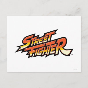 Street Fighter Brand Logo Postcard