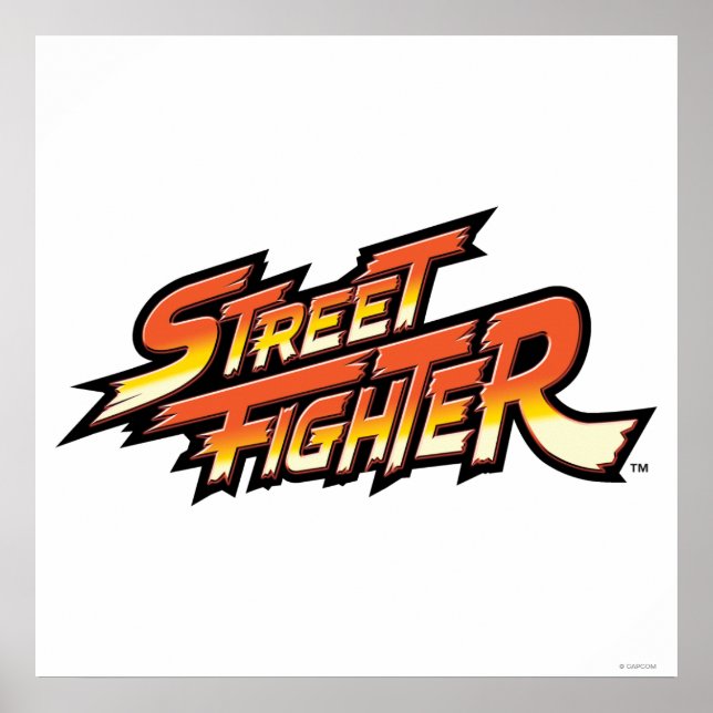 Street Fighter Brand Logo Poster (Front)