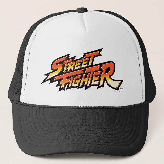 Street Fighter Brand Logo Trucker Hat (Front)
