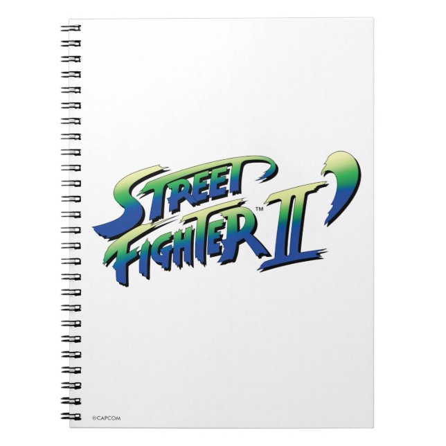 Street Fighter II' Logo 2 Notebook (Front)