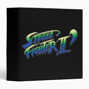 Street Fighter II' Logo 3 Ring Binder