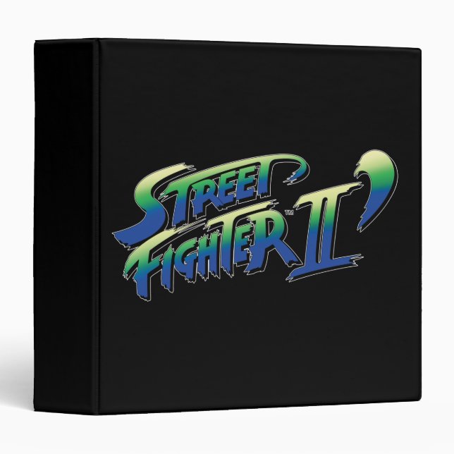 Street Fighter II' Logo 3 Ring Binder (Front/Spine)