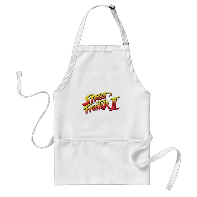 Street Fighter II Logo Adult Apron (Front)