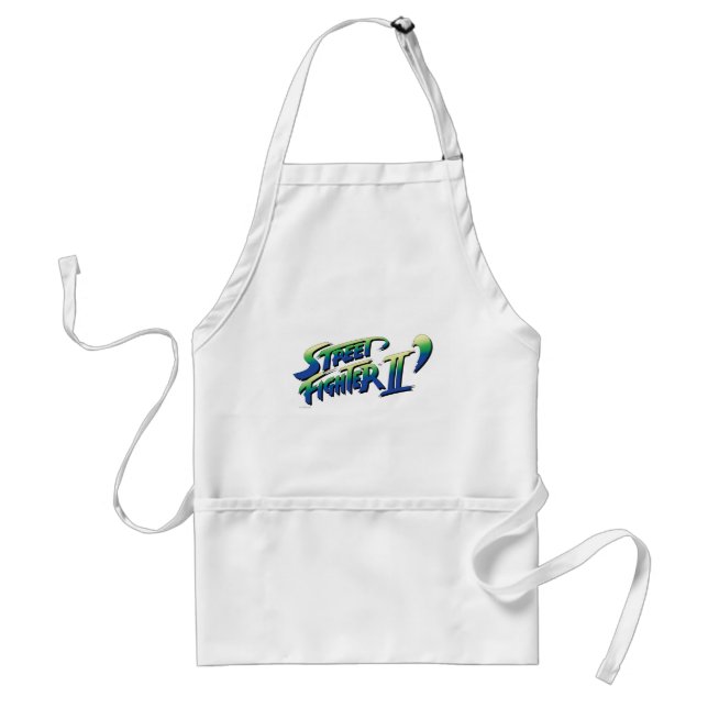 Street Fighter II' Logo Adult Apron (Front)