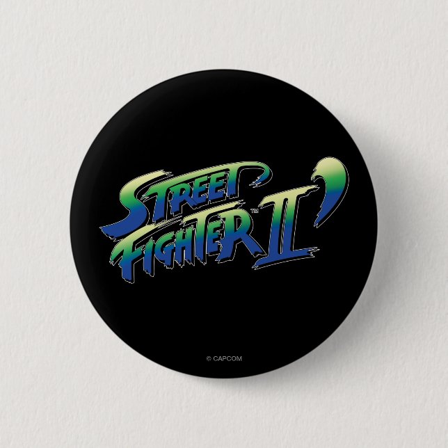 Street Fighter II' Logo Button (Front)