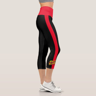 Street Fighter II Logo Capri Leggings