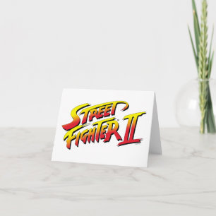 Street Fighter II Logo Card