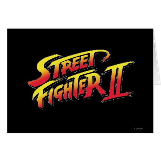 Street Fighter II Logo Cards (Front Horizontal)