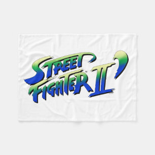 Street Fighter II' Logo Fleece Blanket