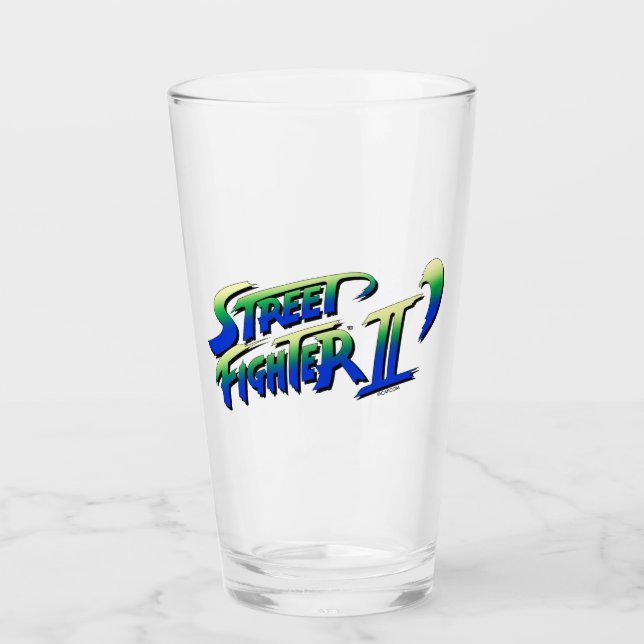 Street Fighter II' Logo Glass (Front)