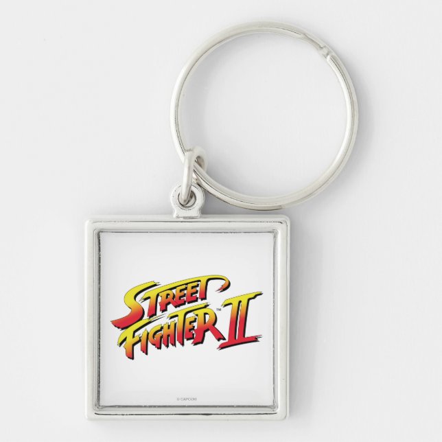 Street Fighter II Logo Keychain (Front)