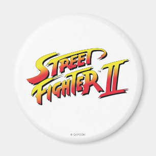 Street Fighter II Logo Magnet