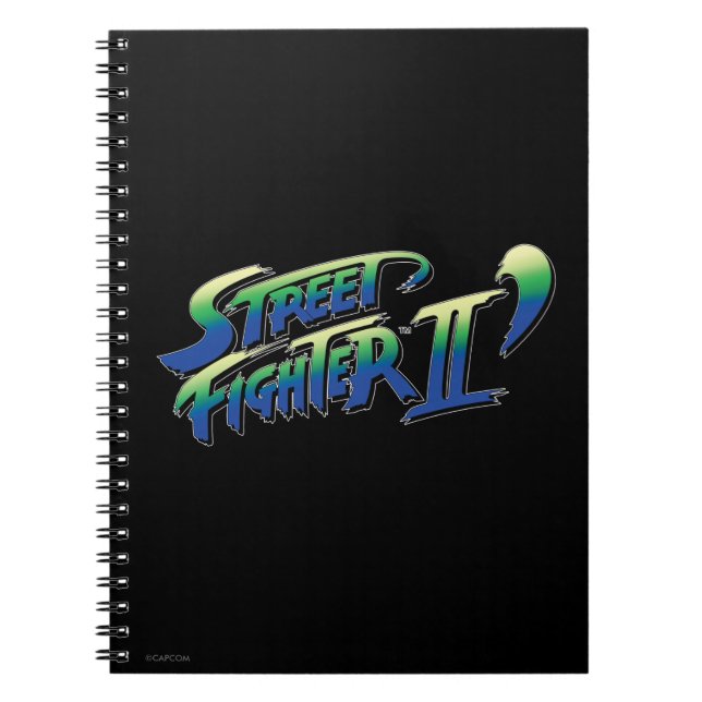 Street Fighter II' Logo Notebook (Front)