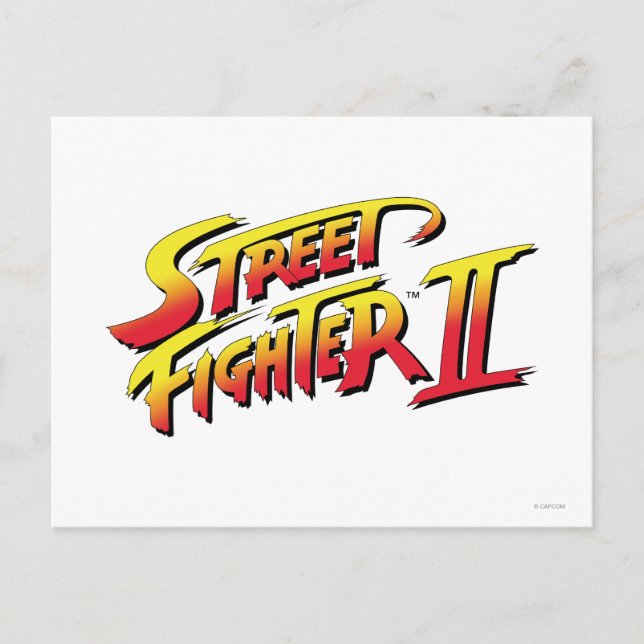 Street Fighter II Logo Postcard (Front)