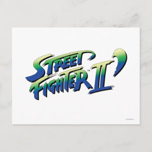 Street Fighter II' Logo Postcard