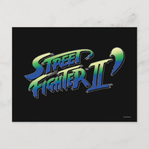 Street Fighter II' Logo Postcard