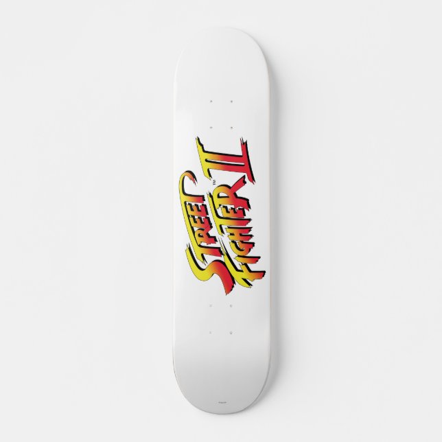 Street Fighter II Logo Skateboard Deck (Front)