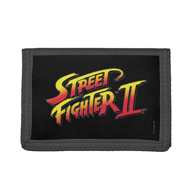Street Fighter II Logo Trifold Wallet (Front)