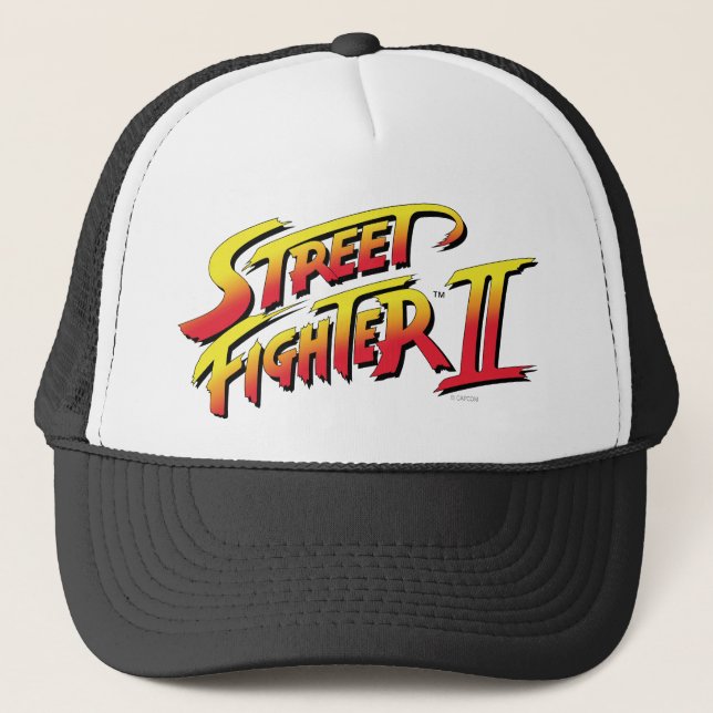 Street Fighter II Logo Trucker Hat (Front)