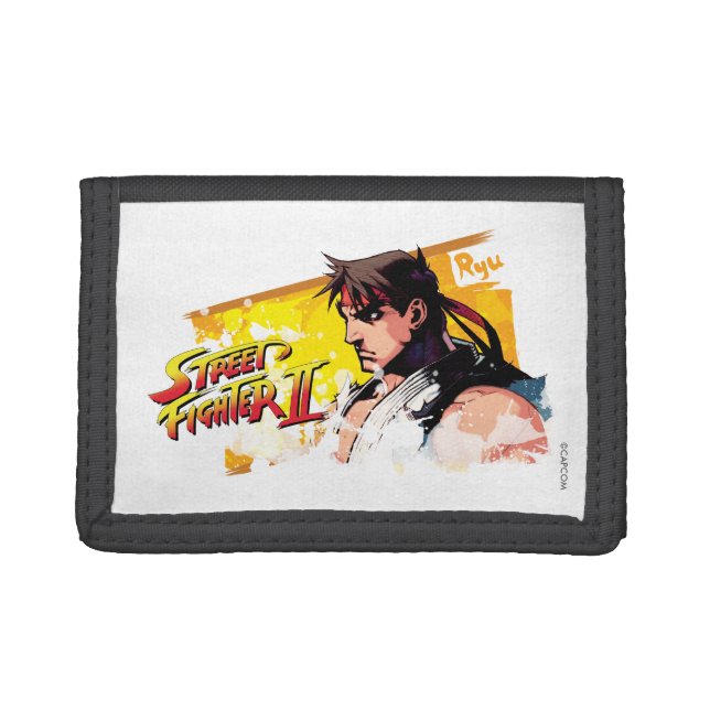 Street Fighter II Ryu 2 Tri-fold Wallet (Front)