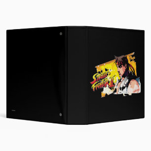 Street Fighter II Ryu 3 Ring Binder