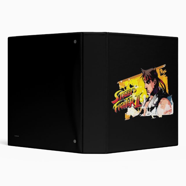 Street Fighter II Ryu 3 Ring Binder (Background)