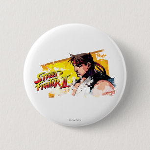 Street Fighter II Ryu Button