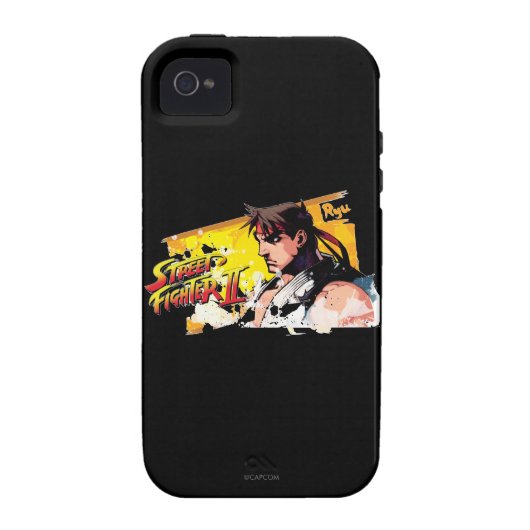 Street Fighter II Ryu Case-Mate iPhone Case (Back)