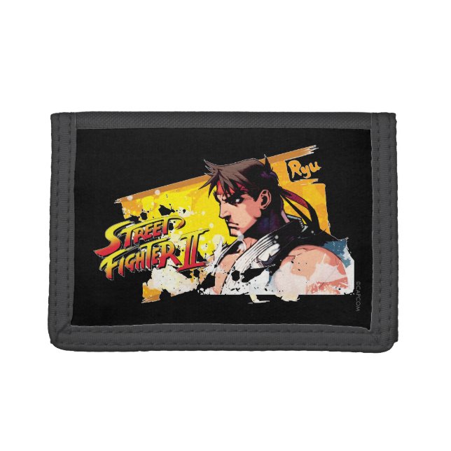 Street Fighter II Ryu Trifold Wallet (Front)