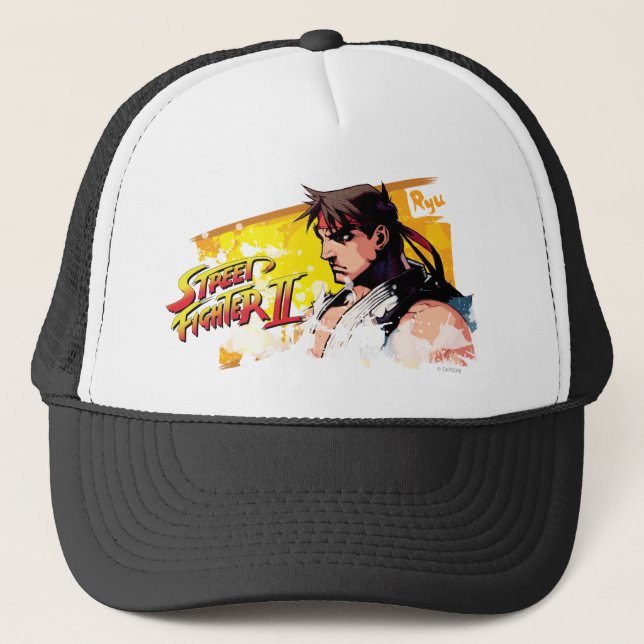 Street Fighter II Ryu Trucker Hat (Front)