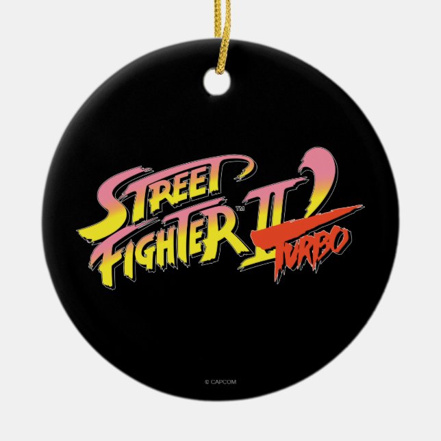 Street Fighter II Turbo Ceramic Ornament (Front)