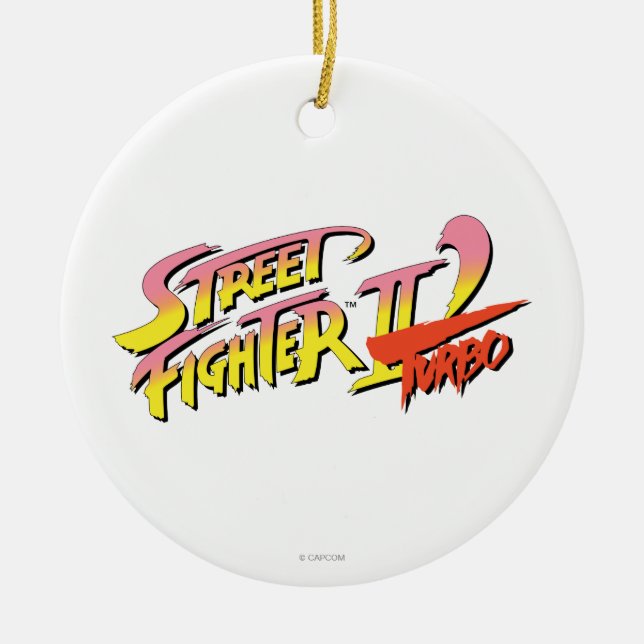 Street Fighter II Turbo Ceramic Ornament (Front)