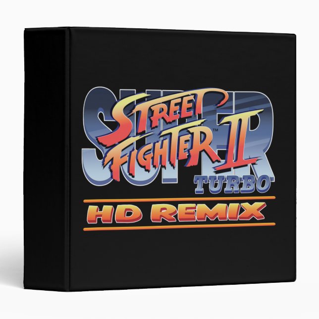 Street Fighter II Turbo HD Remix Logo Binder (Front/Spine)