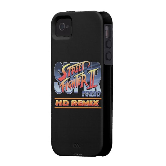 Street Fighter II Turbo HD Remix Logo Case-Mate iPhone Case (Back Left)