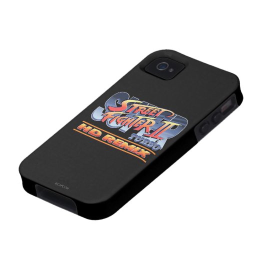 Street Fighter II Turbo HD Remix Logo Case-Mate iPhone Case (Bottom)