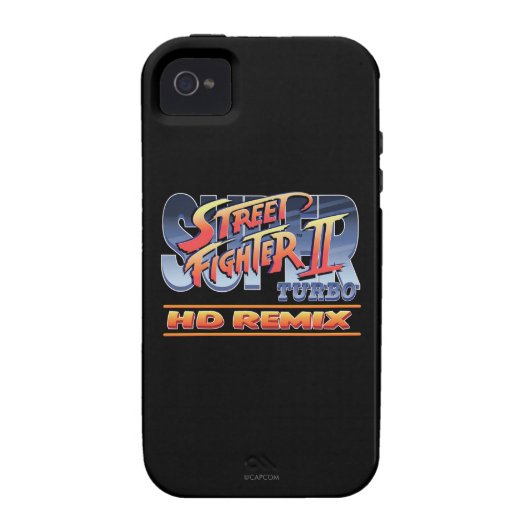 Street Fighter II Turbo HD Remix Logo Case-Mate iPhone Case (Back)
