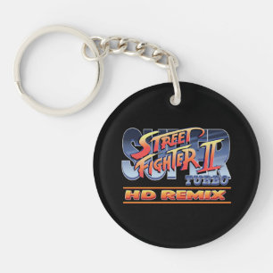 Street Fighter II Turbo HD Remix Logo Keychain