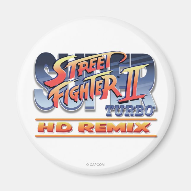 Street Fighter II Turbo HD Remix Logo Magnet (Front)
