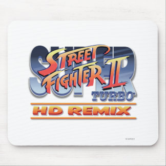 Street Fighter II Turbo HD Remix Logo Mouse Pad