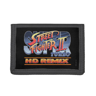 Street Fighter II Turbo HD Remix Logo Tri-fold Wallet