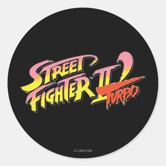 Street Fighter II Turbo Sticker