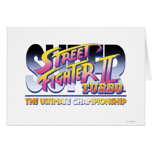 Street Fighter II Turbo UC Logo (Front Horizontal)