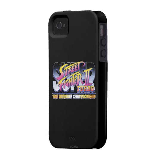 Street Fighter II Turbo UC Logo 2 Case-Mate iPhone Case (Back Left)