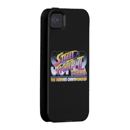 Street Fighter II Turbo UC Logo 2 Case-Mate iPhone Case (Back/Right)
