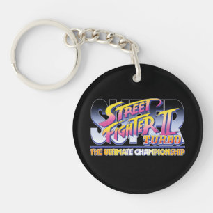 Street Fighter II Turbo UC Logo 2 Keychain